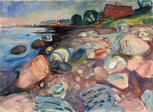 Shore s Red House od Edvard Munch
