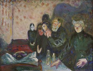 Boj se smrtí od Edvard Munch