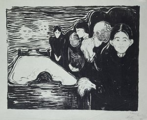Agónie od Edvard Munch