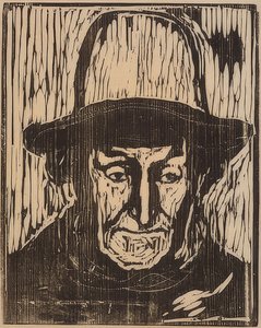 Starý rybář. 1897 od Edvard Munch