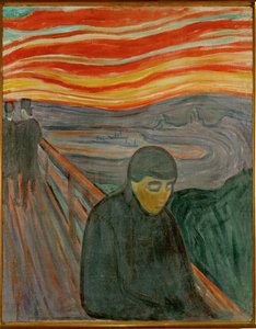 Zoufalství (olej na plátně) od Edvard Munch