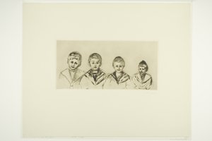 Čtyři synové doktora Lindeho od Edvard Munch