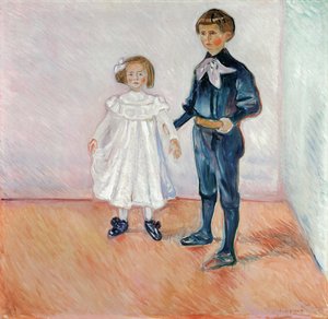 Erdmute a Hans-Herbert Esche, Munch, Edvard (1863-1944). Olej na plátně od Edvard Munch