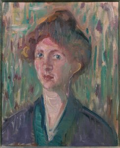 Portrét ženy od Edvard Munch