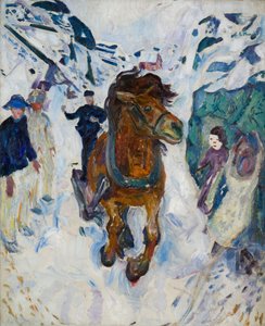 Galopující kůň od Edvard Munch