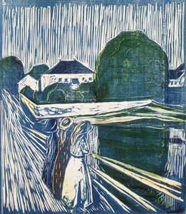 Dívky na mostě od Edvard Munch