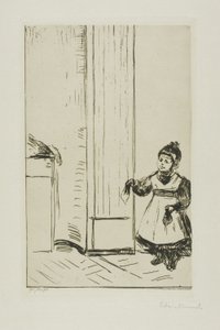 Interiér s dítětem. Lothar Linde od Edvard Munch