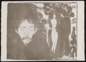 Žárlivost od Edvard Munch