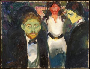Žárlivost od Edvard Munch