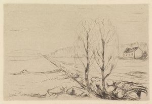 Dva stromy od Edvard Munch