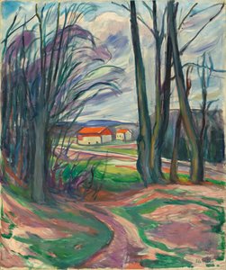 Krajina ve Skoyen, 20. léta 20. století od Edvard Munch