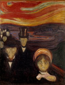 Anguish Painting od Edvarda Muncha od Edvard Munch