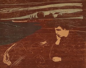 Melancholie III. 1902 od Edvard Munch