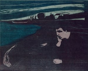 Melancholie od Edvard Munch
