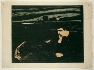 Melancholie III od Edvard Munch