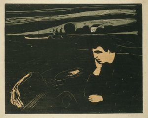 Melancholie III, 1902 od Edvard Munch