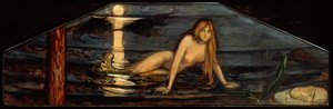 Mořská panna od Edvard Munch