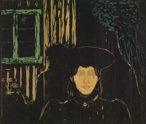 Měsíční svit od Edvard Munch