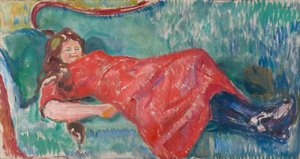 Na pohovce od Edvard Munch
