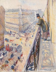 Rue Lafayette od Edvard Munch