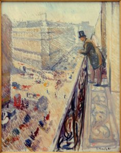 Ulice Lafayette od Edvard Munch