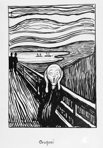 Výkřik od Edvard Munch