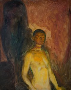 Autoportrét v pekle od Edvard Munch