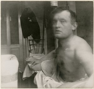 Autoportrét „à la Marat“ od Edvard Munch