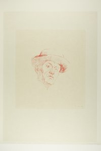 Autoportrét s kloboukem I od Edvard Munch