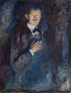 Autoportrét s cigaretou od Edvard Munch