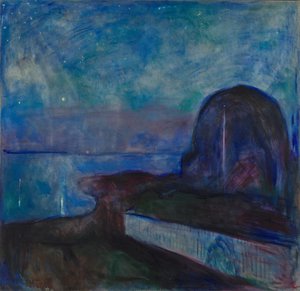 Hvězdná noc od Edvard Munch