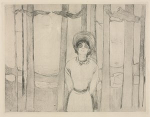Letní noc  (The Voice) od Edvard Munch