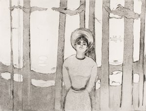 Letní noc, Hlas, 1894 od Edvard Munch