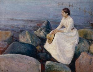 Letní noc od Edvard Munch