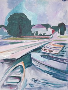 Most v Aasgaardstrandu od Edvard Munch
