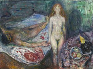 Smrt Marata od Edvard Munch