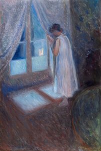 Dívka u okna od Edvard Munch