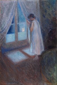 Dívka u okna od Edvard Munch