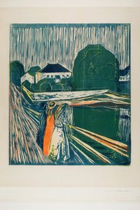 Dívky na mostě od Edvard Munch