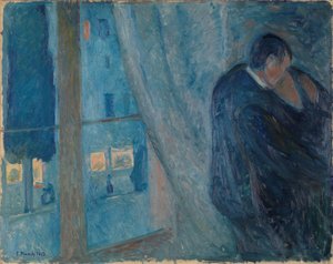 Polibek, 1892. od Edvard Munch