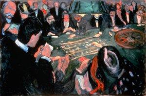Ruletový stůl v Monte Carlu, 1903 od Edvard Munch