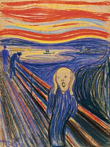 Výkřik, 1895 od Edvard Munch