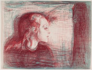 Nemocné dítě I od Edvard Munch