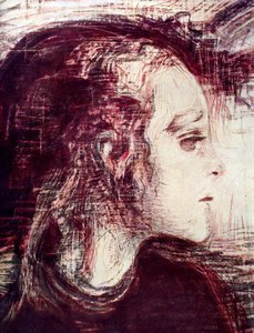 Nemocná dívka, 1907 od Edvard Munch
