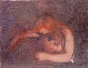 Upír od Edvard Munch