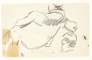 Figurální studie pro obrázek Langelinie od Edvard Weie