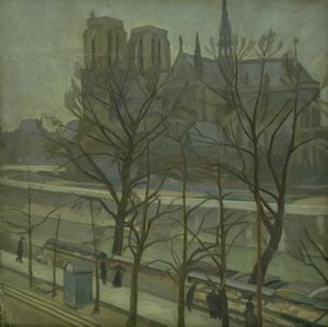 Z Quai de la Tournelle v Paříži od Edvard Weie