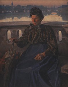 Umělcova matka od Edvard Weie