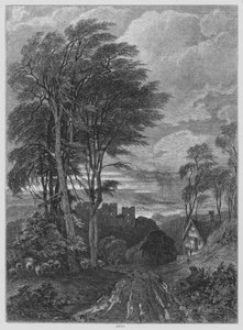 John Milton, Il Penseroso (rytina)