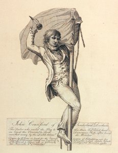 John Crawford of Sunderland Durham (rytina) od Edward (after) Orme